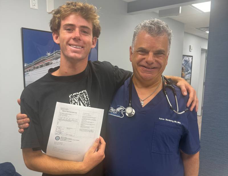 Young Pilot Passes with Confidence