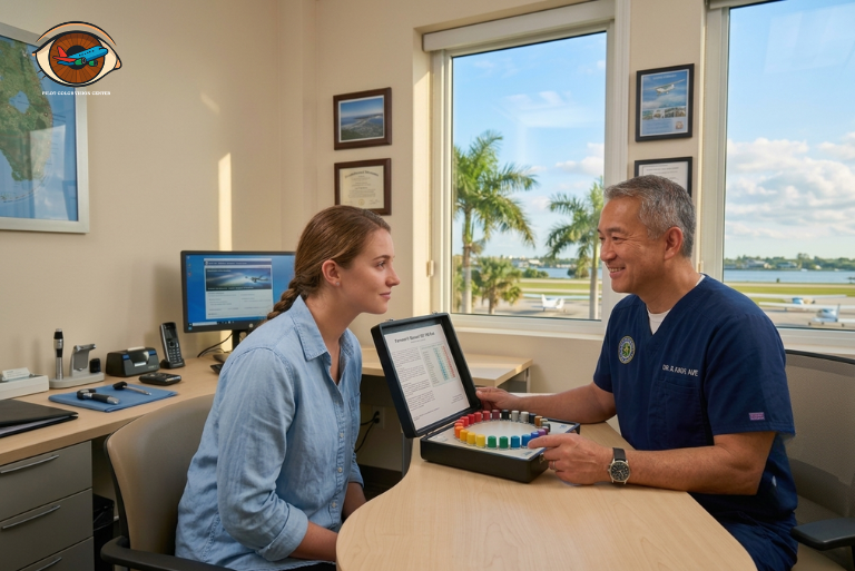 Where to Get a Pilot Color Vision Test in West Palm Beach Florida and What to Expect at Your Appointment