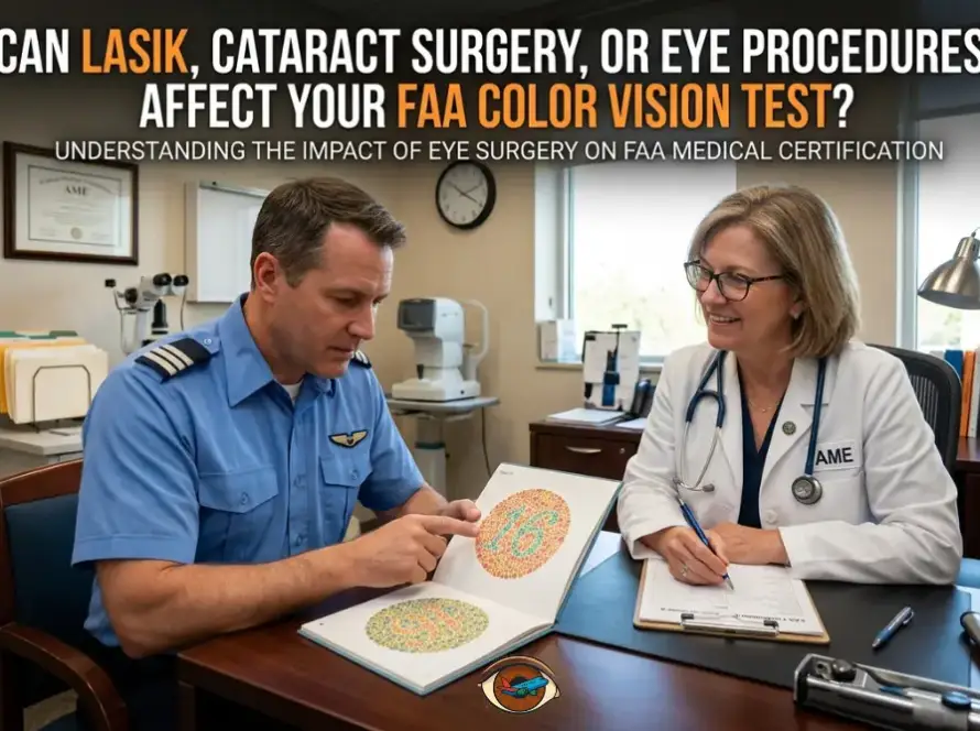 LASIK effect on FAA color vision test