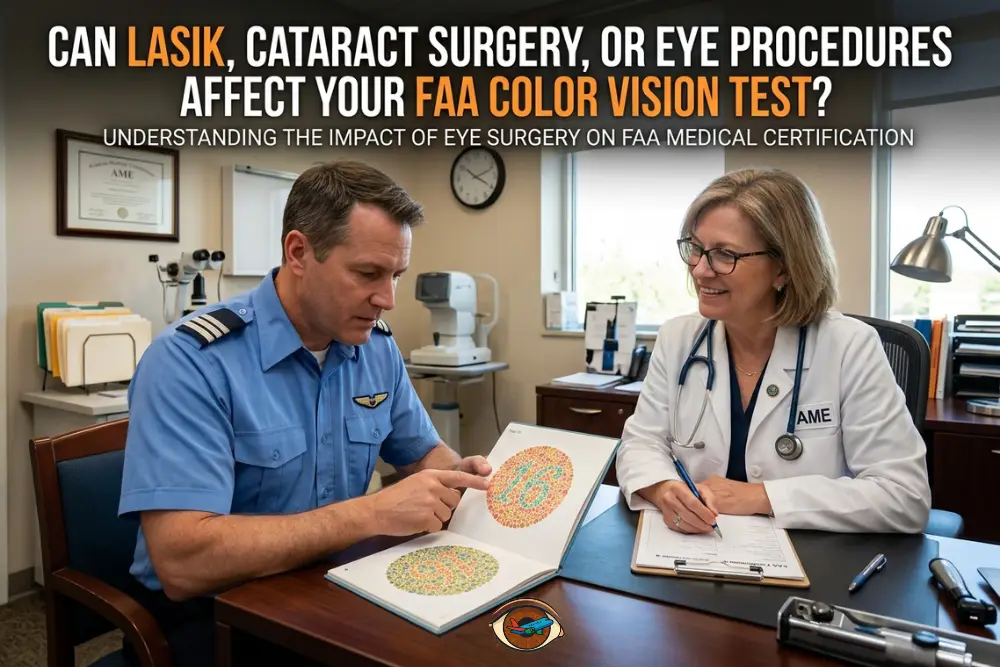 Can LASIK, Cataract Surgery, or Eye Procedures Affect Your FAA Color Vision Test?