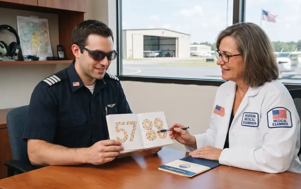 Have Questions About FAA Color Vision Testing? The Pilot Color Vision Center offers in-person CAD, RCCT, and Waggoner testing for pilots and aspiring pilots.